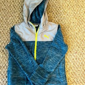 Boys fleece puma jacket